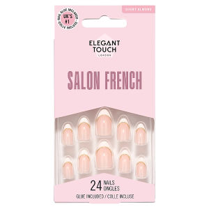 London 24 Short Almond Salon French 147 Nails