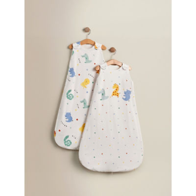 Safari Cotton Summer Sleeping Bag 1 Tog – Set of 2 18-36 Months thumbnail 2