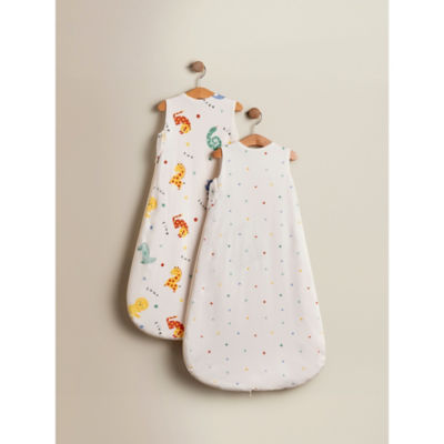 Safari Cotton Summer Sleeping Bag 1 Tog – Set of 2 18-36 Months thumbnail 3