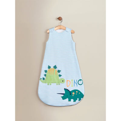Blue Dino Jersey Cotton Sleep Bag 18-36 Months thumbnail 2