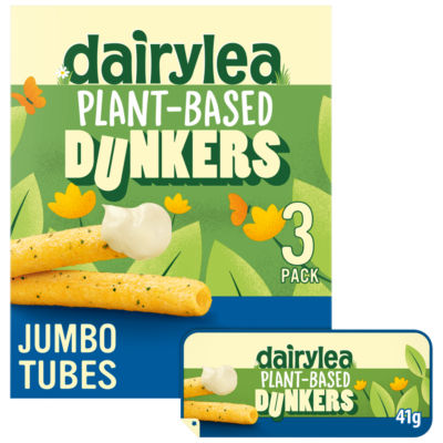 Plant-Based Dunkers Jumbo Tubes Cheese Snacks 3 Pack Multipack 123g (3 x 41g) thumbnail 2