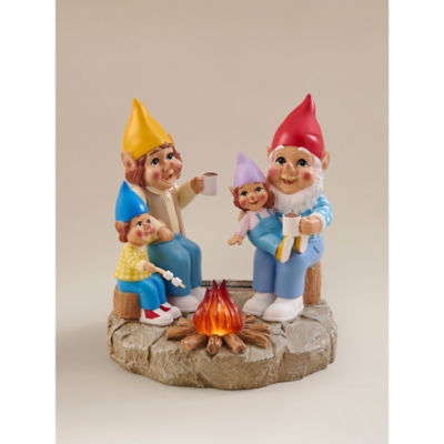 Gnome Family With Light Up Campfire thumbnail 2
