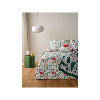 Playing Cards Microfibre Reversible Duvet Set King