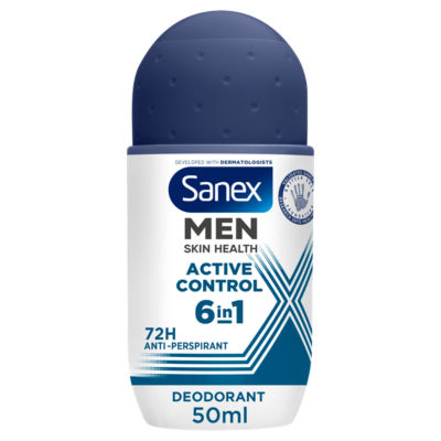 Men Active Control 72h Antiperspirant Roll On Deodorant 50ml