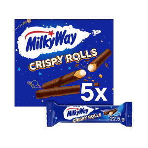 Milky Way Milk Chocolate Crispy Rolls Snack Bar Multipack 5 x 22.5g Bars