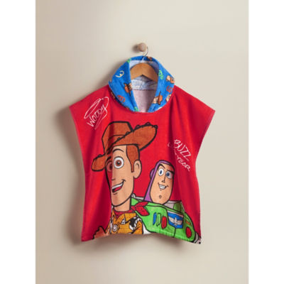 Disney Toy Story Red Cotton Poncho 2-3 Years thumbnail 2