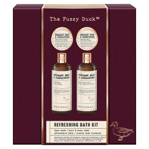 The Fuzzy Ducky Bergamot, Hemp & Sandalwood Men's Refreshing Bath Kit Gift Set thumbnail 2