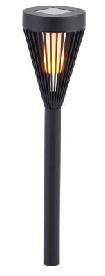 Ribbed Flame Solar Torch Light thumbnail 2