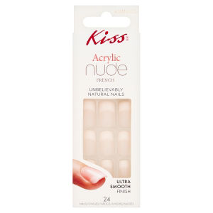 24 Acrylic Nude French Soothing Nails thumbnail 2