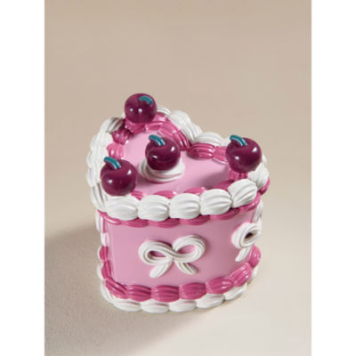 Pink Heart Cake Lidded Pot thumbnail 2