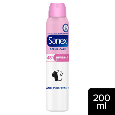Derma Care Invisible 48h Antiperspirant Spray Deodorant 200ml thumbnail 2