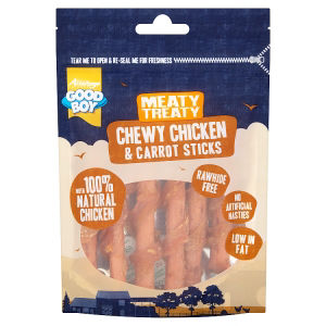 Meaty Treaty Chewy Chicken & Carrot Sticks 70g