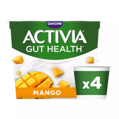 Activia Mango Gut Health Yoghurt Multipack 4x115g