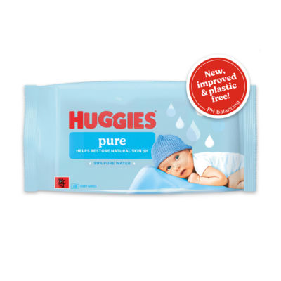 Pure Plastic Free Baby Wipes 48 wipes thumbnail 2