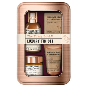 The Fuzzy Duck Bergamot, Hemp & Sandalwood Men's Luxury Grooming Tin Gift Set thumbnail 2