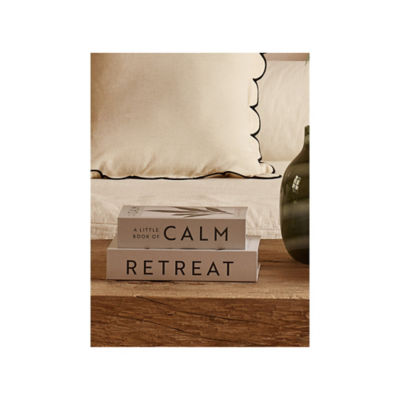 Green & White Reflection Storage Books - Set of 2