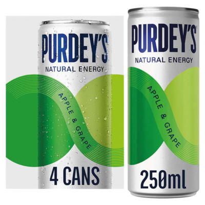 Purdeys Sparkling Apple and Grape 4x250ml