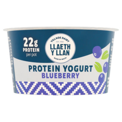 Llaeth Y Llan Blueberry Protein Yogurt 200g thumbnail 2