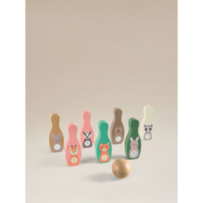 Woodland Animals Wooden Skittle Game thumbnail 2