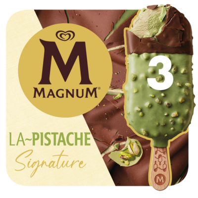 Magnum Signature Pistachio Ice Cream Sticks 3 x 90ml