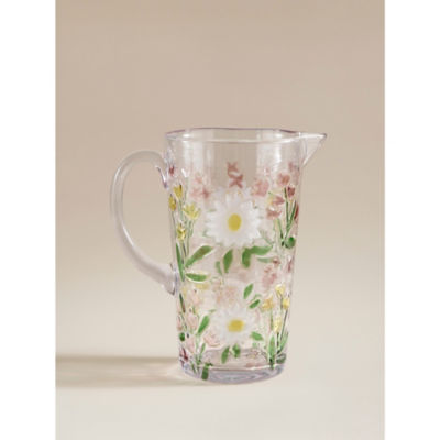 Outdoor Floral Embossed Pitcher thumbnail 2