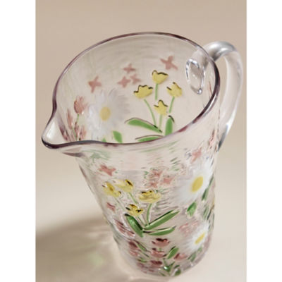 Outdoor Floral Embossed Pitcher thumbnail 3