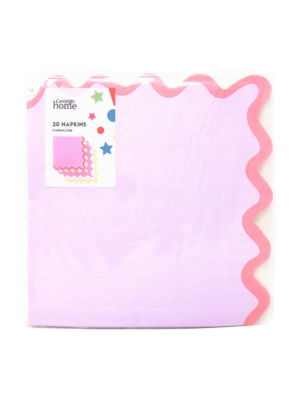 Pastel Wave Napkins 20pk thumbnail 2