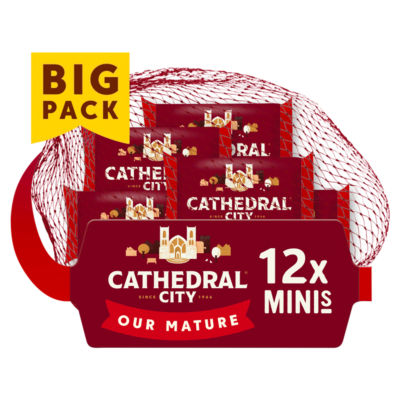Mini Mature Cheddar Cheese 12 x 20g
