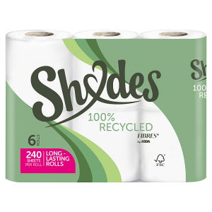 Shades by Recycled 6 Long-Lasting Rolls