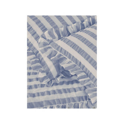 Stacey Solomon Seersucker Stripe Cotton Duvet Set thumbnail 4