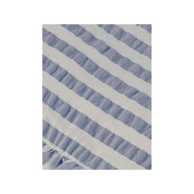 Stacey Solomon Seersucker Stripe Cotton Duvet Set thumbnail 5