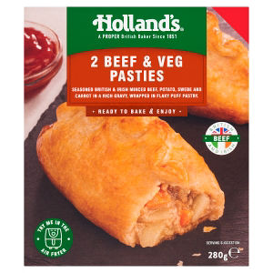 2 Beef & Veg Pasties 280g thumbnail 2