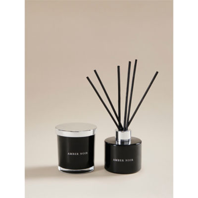 Signature Scents Amber Noir Candle & Diffuser Gift Set