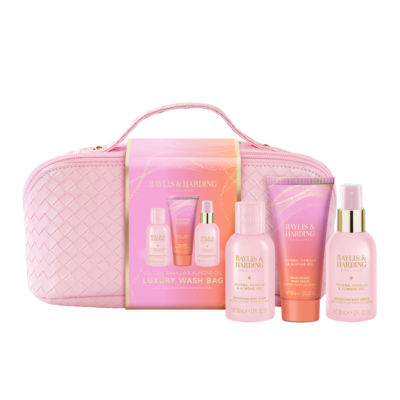 Jojoba, Vanilla & Almond Oil Luxury Wash Bag Gift Set thumbnail 3