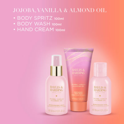 Jojoba, Vanilla & Almond Oil Luxury Wash Bag Gift Set thumbnail 4