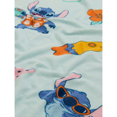 Disney Stitch Blue Cotton Beach Towel thumbnail 3