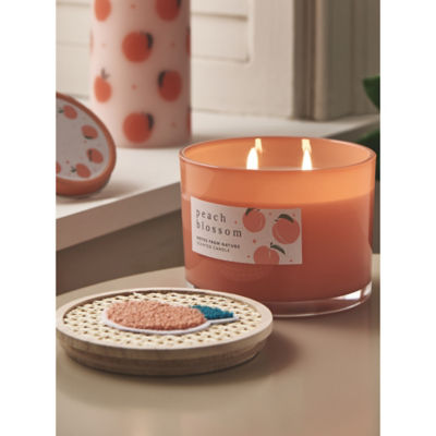 Peach Blossom Wooden Lid Candle thumbnail 2