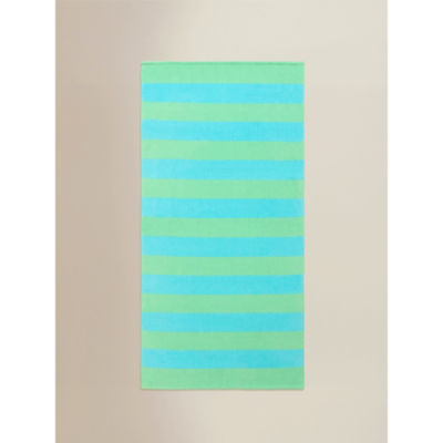 Striped Print Cotton Beach Towels - Set of 2 thumbnail 3