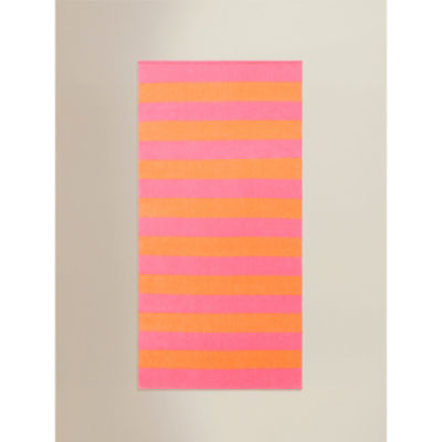 Striped Print Cotton Beach Towels - Set of 2 thumbnail 4