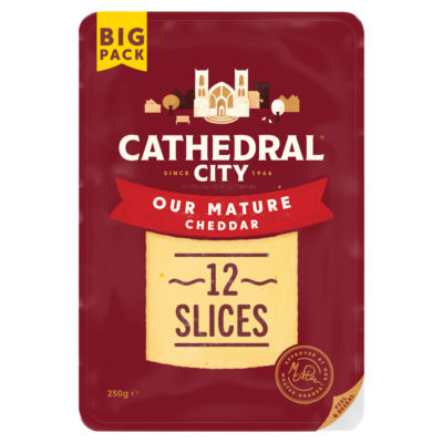 12 Slices Mature Cheddar Cheese 250g thumbnail 2