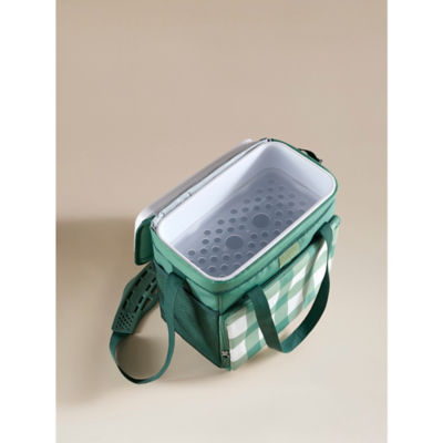 Gingham Print 16 Can Cooler thumbnail 3