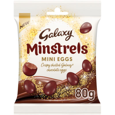Minstrels Milk Chocolate Mini Eggs Bag 80g thumbnail 2