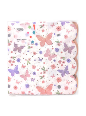 Butterfly Napkins 20pk