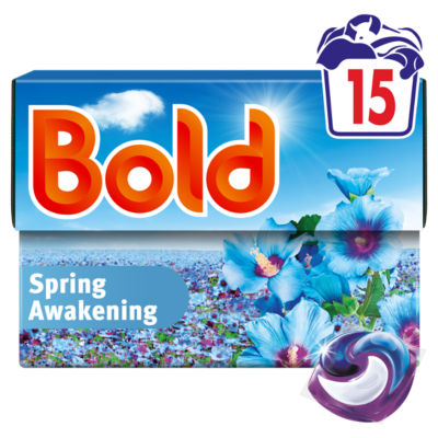 Bold Washing Liquid Pods Spring Awakening 15 washes 295.5g