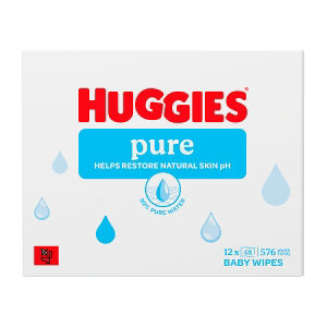 Pure Plastic Free Baby wipes - 12 packs of 48 wipes thumbnail 2