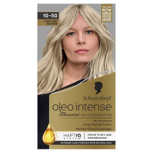 Schwarzkopf Oleo Intense Light Ash Blonde 10-50 Permanent Hair Dye