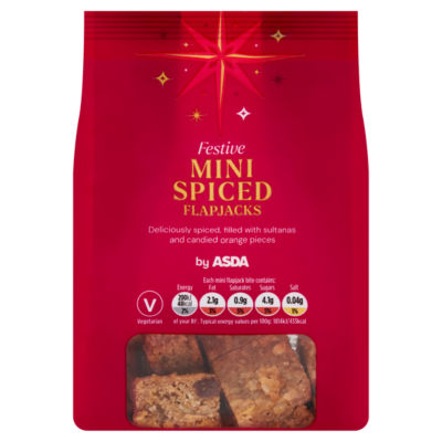 Festive Mini Spiced Flapjacks 88g