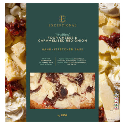 Exceptional by Woodfired Four Cheese & Caramelised Red Onion 490g
