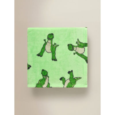 Disney Toy Story Rex Green Super-Soft Throw