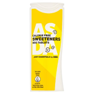 Just Essentials by 850 Calorie Free Sweeteners Tablets 55.25g